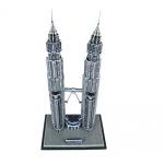 3D Puzlė, dėlionė „Petronas towers“ Malaizijoje esantys bokštai dvyniai